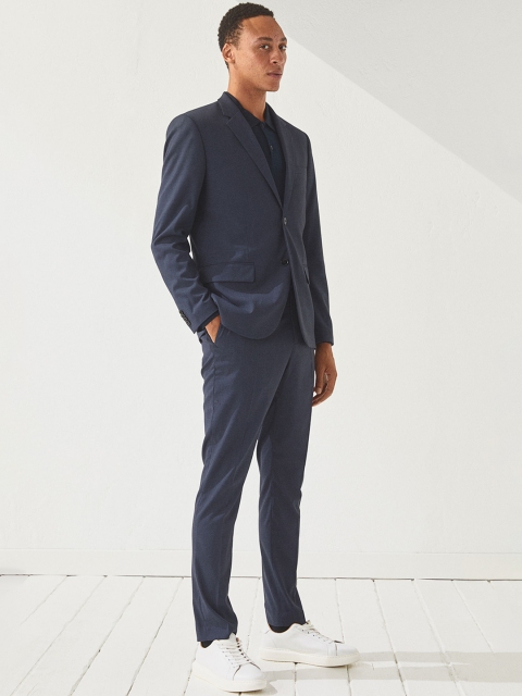 

H&M Men Navy Blue Jacket Skinny Fit