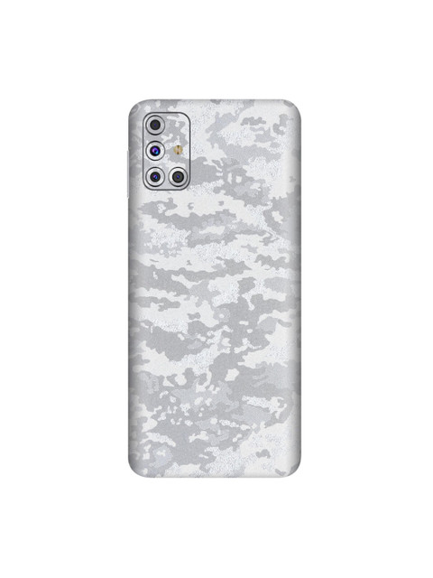 

Trendy Skins Silver-Toned & Grey Shadow Pattern Samsung Galaxy M31s Phone Skin