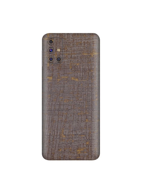 

Trendy Skins Gold-Toned Vintage Fabric Pattern Samsung Galaxy M31s Phone Skin