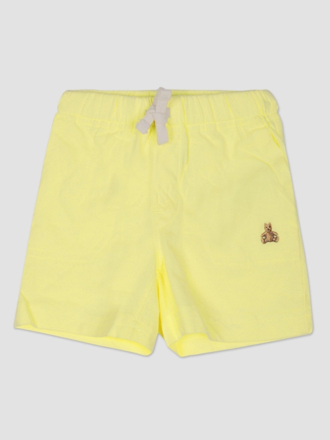 

GAP Girls Yellow Solid Regular Fit Shorts