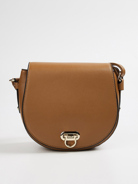 

CODE by Lifestyle Tan Brown Solid Sling Bag