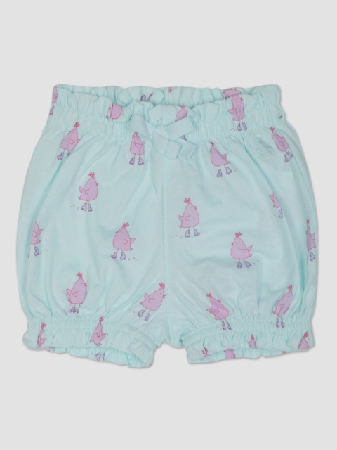 

GAP Girls Blue Printed Regular Fit Regular Shorts