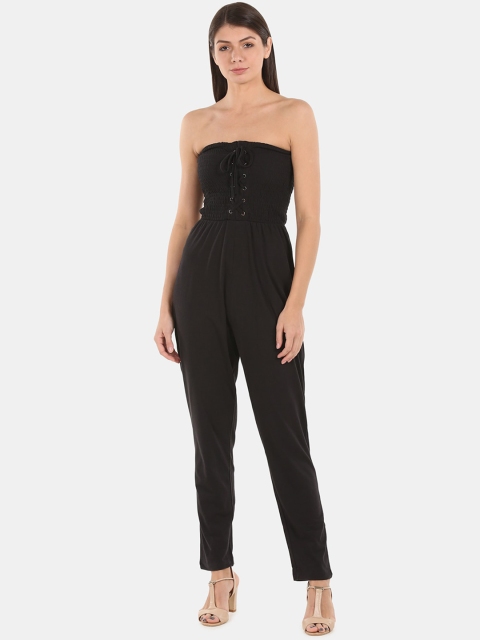 

Aeropostale Women Black Solid Basic Jumpsuit