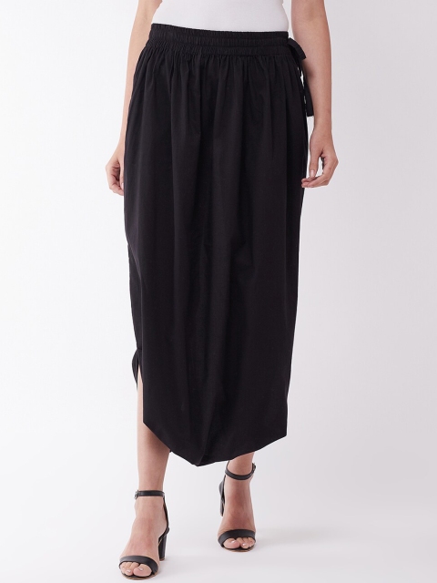 

InWeave Women Black Solid Cowl Dhoti Pants