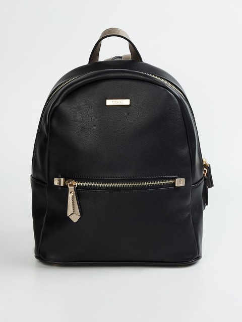 

CODE by Lifestyle Women Black & Gold-Toned Backpacks