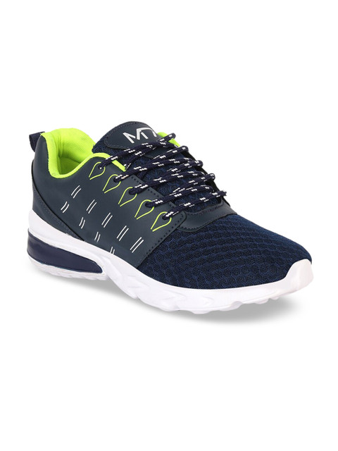 

M7 by Metronaut Men Navy Blue Woven Design Sneakers