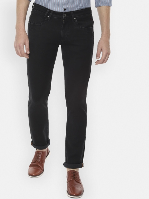 

Louis Philippe Jeans Men Black Slim Fit Mid-Rise Stretchable Clean Look Jeans