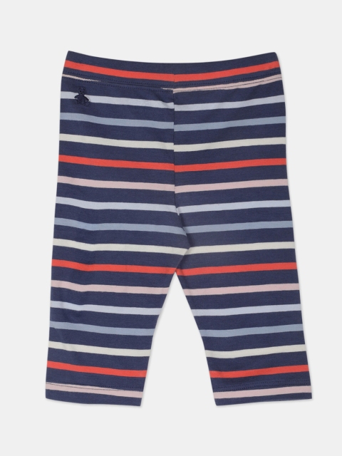 

GAP Boys Navy Blue & Red Regular Fit Striped Regular Trousers
