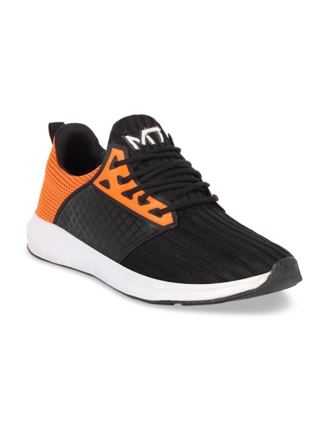 

M7 by Metronaut Men Black Woven Design Casual Sneakers