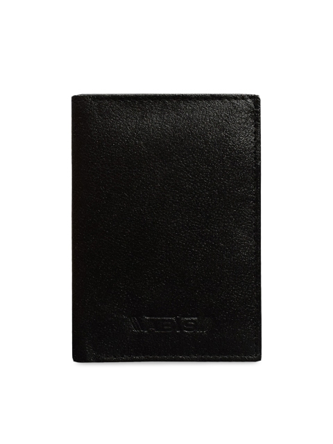 

ABYS Men Black Textured Card Holder