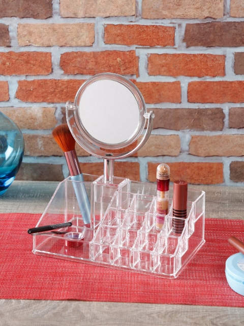 

House Of Accessories Transparent Solid Makeup Organizer