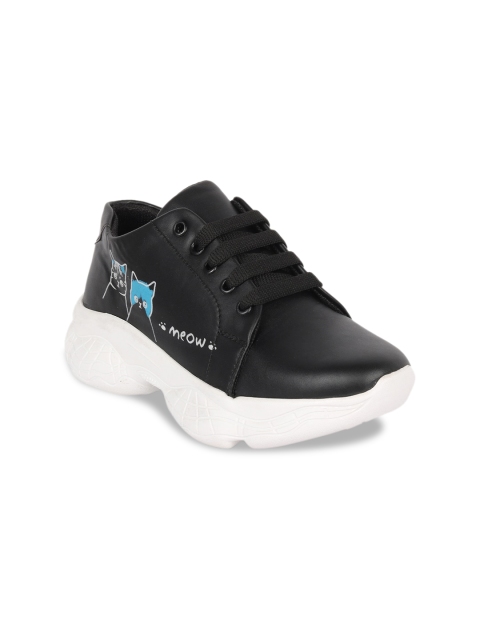 

Bella Toes Women Black & Off White Printed Sneakers Casual Shoes