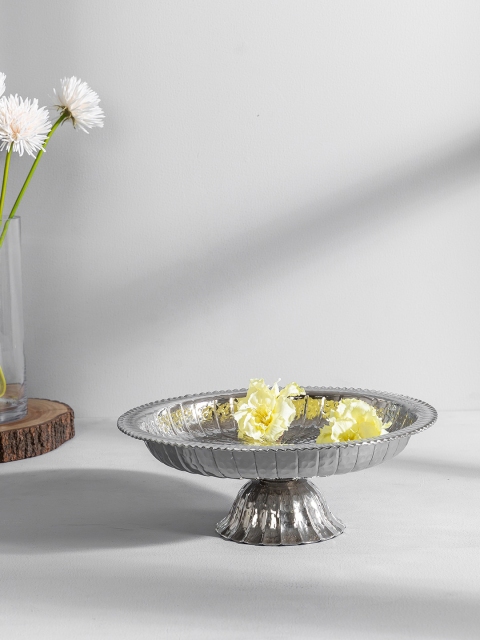 

Pure Home and Living Silver-Toned Large Decorative Plate