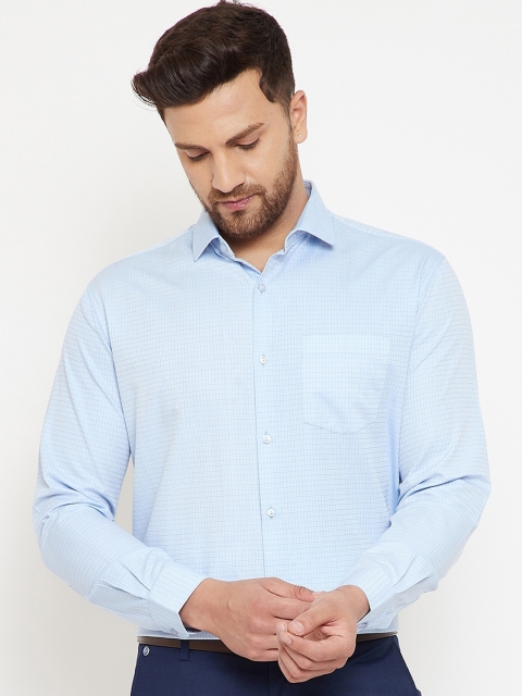 

Canary London Men Blue Regular Fit Solid Formal Shirt