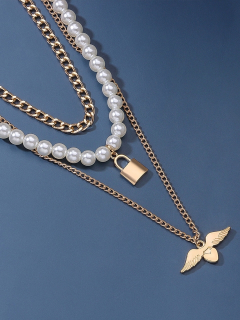 

Bellofox Gold-Toned Alloy Layered Necklace