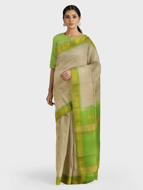 

APCO Green Woven Design Pure Cotton Saree