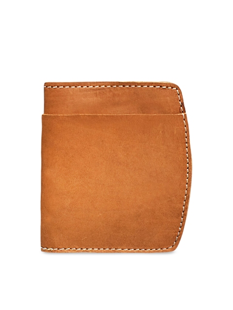 

ABYS Men Tan Brown Solid Card Holder