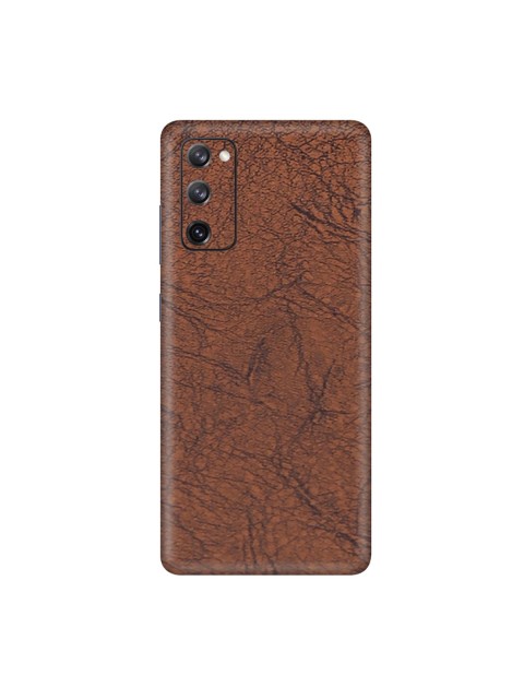 

Trendy Skins Brown Vintage Leather Pattern Samsung Galaxy S20 FE Phone Skin