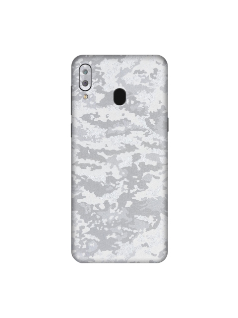

Trendy Skins Silver-Toned & Grey Shadow Pattern Samsung Galaxy A30 Phone Skin