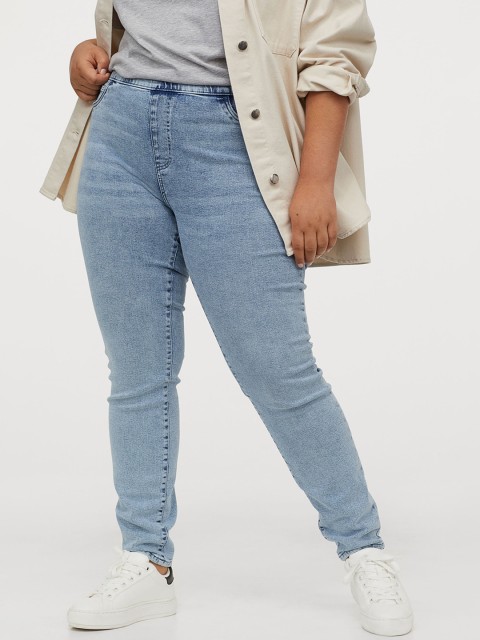 

H&M+ Women Blue Skinny Regular Jeggings