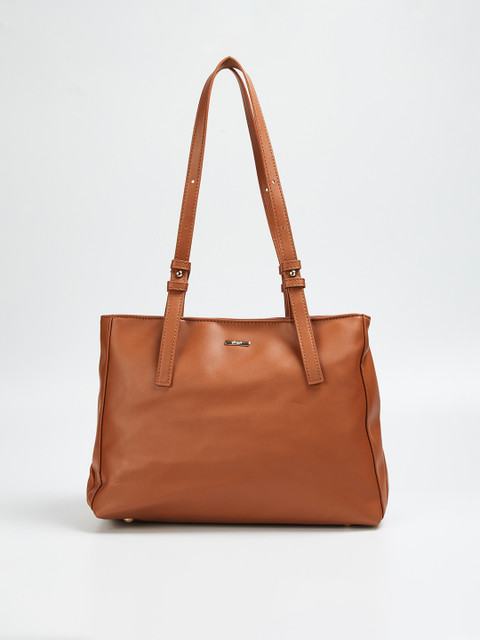 

Ginger by Lifestyle Brown Solid Shoulder Bag