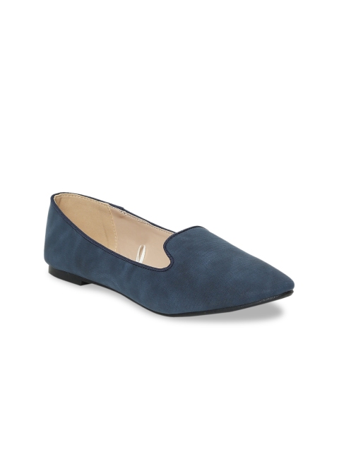 

Forever Glam by Pantaloons Women Blue Solid Ballerinas