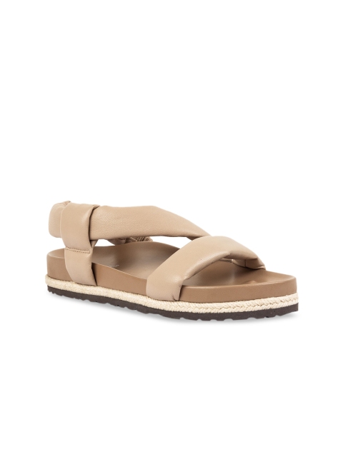 

Vanilla Moon Women Beige Solid Leather Wedges