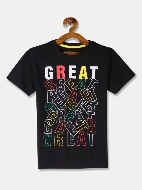 

Cherokee Boys Black Printed Round Neck T-shirt