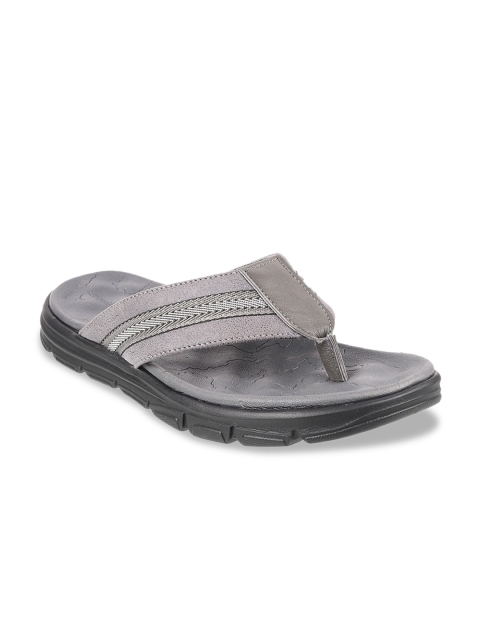 

Mochi Men Grey & Black Comfort Sandals