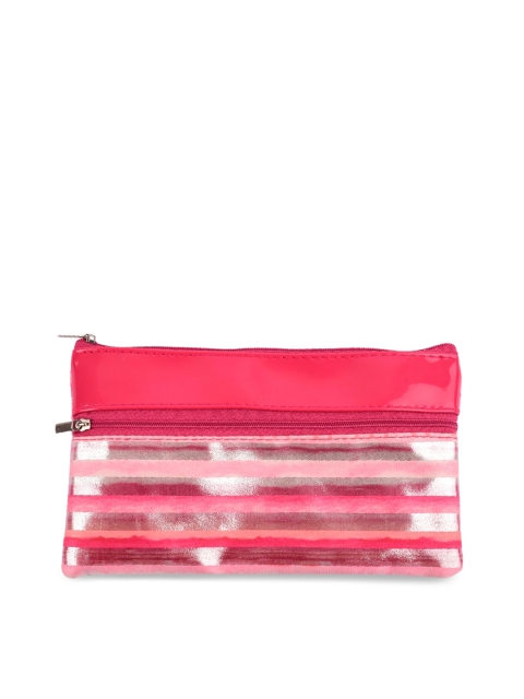 

Doodle Women Pink Striped Pouch