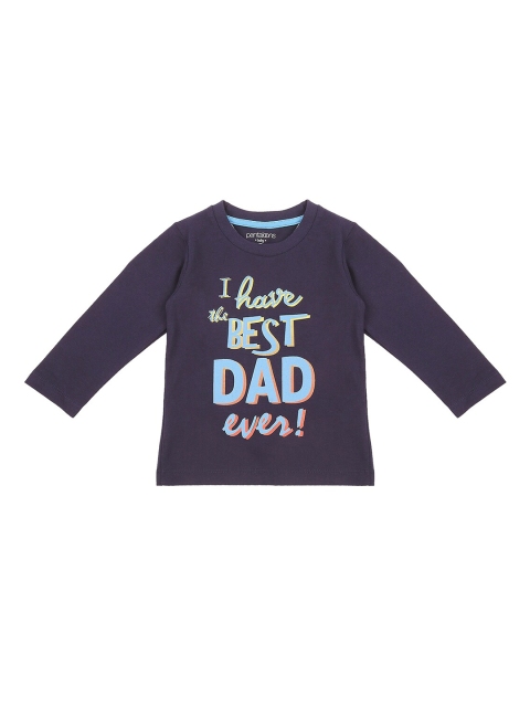 

Pantaloons Baby Boys Navy Blue Printed Round Neck T-shirt