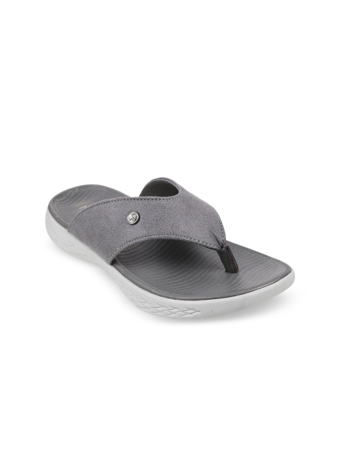 

Mochi Men Grey & White Comfort Sandals