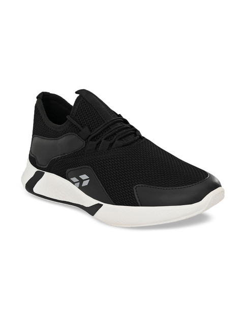 

Crew STREET Men Black Mesh Running Shoes