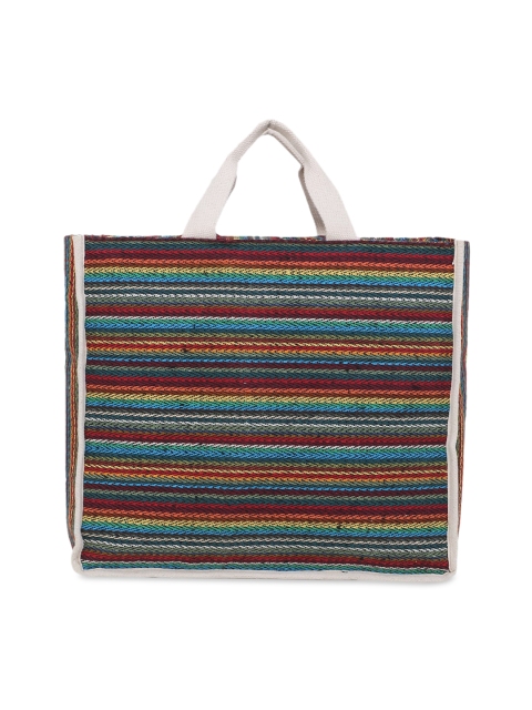 

Anekaant Multicoloured Self Design Tote Bag, Multi