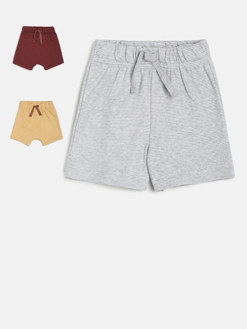 

MINI KLUB Boys Multicoloured Solid Regular Fit Regular Shorts, Multi