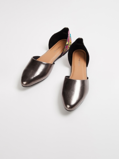 

Melange by Lifestyle Women Copper-Toned Colourblocked PU Ballerinas