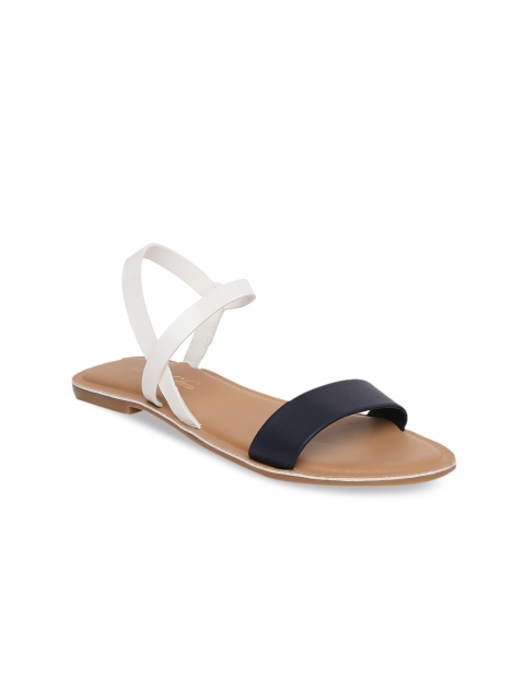 

Forever Glam by Pantaloons Women Navy Blue Open Toe Flats
