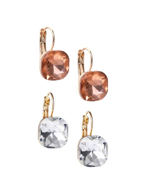 

OOMPH Pink Contemporary Drop Earrings