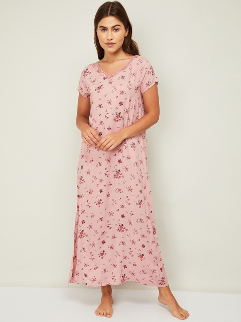 

Ginger by Lifestyle Pink Printed Nightdress