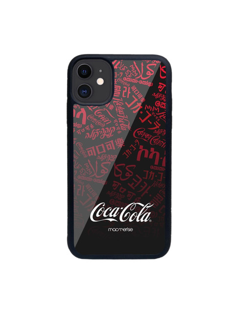 

macmerise Black & Red I Speak Coke Glass iPhone 11 Phone Case