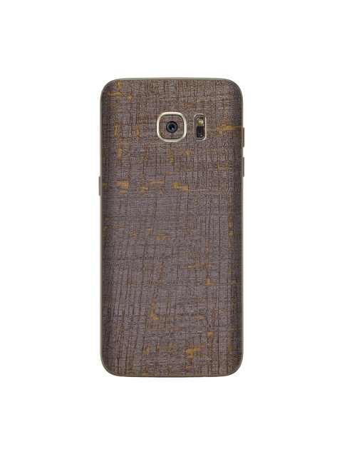 

Trendy Skins Gold-Coloured & Grey Vintage Fabric Pattern Samsung Galaxy S7 Phone Skin