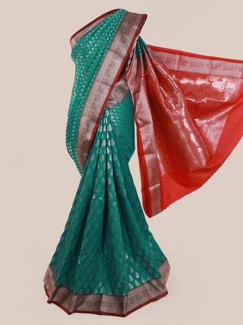 

Pothys Green Woven Design Art Silk Saree