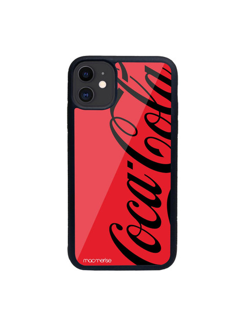 

macmerise Black & Red Coke Printed iPhone 11 Back Case