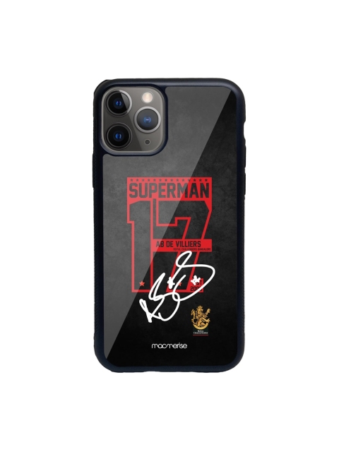 

macmerise Black & Red Autograph ABD Printed iPhone 11 Pro Back Case