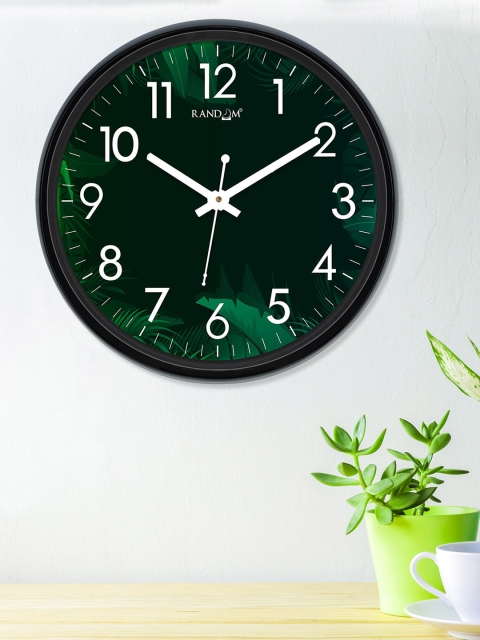 

RANDOM Green Round Printed 30 cm Analogue Wall Clock
