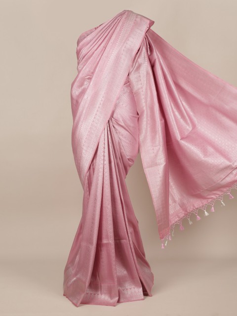 

Pothys Pink Pure Silk Woven Design Banarasi Saree
