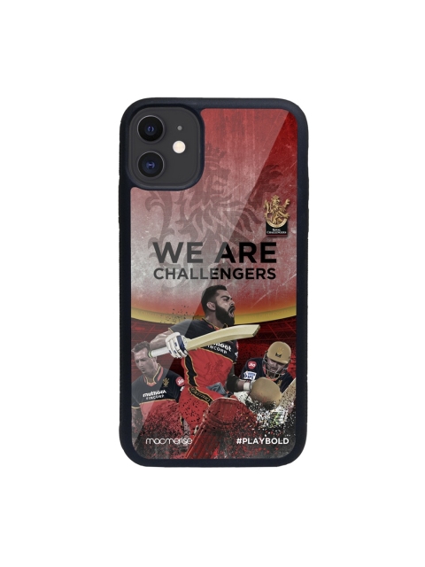 

macmerise Black & Red RCB Go Getters iPhone 11 Back Case