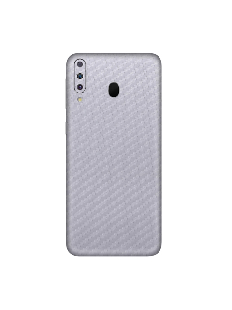 

Trendy Skins White Carbon Fibre Pattern Samsung Galaxy M30 Back Case