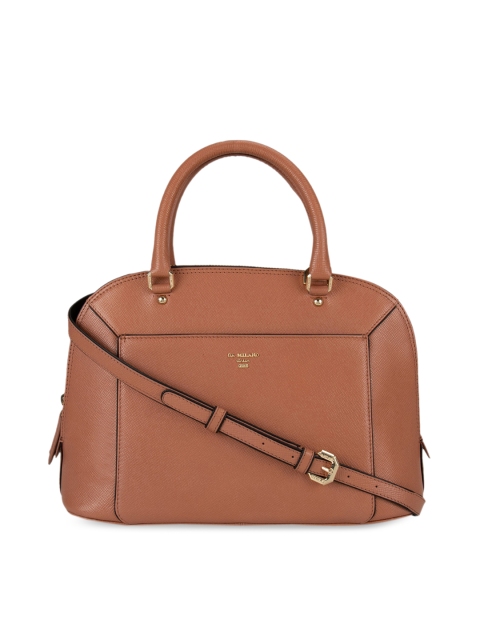 

Da Milano Pink Solid Handheld Bag