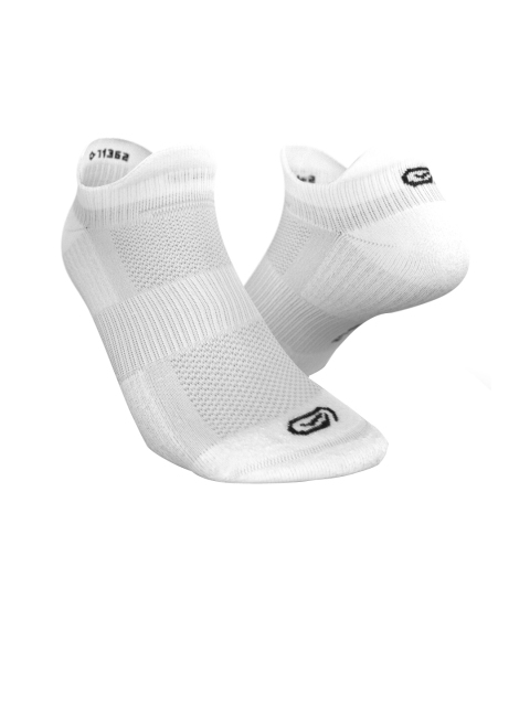 

KIPRUN By Decathlon Unisex Grey & White Colorblocked Ankle-Length Running Socks